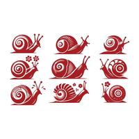 Snail Haven Snail collection logo vector