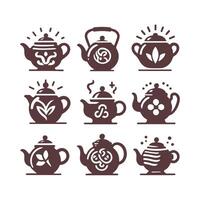 Steeped Serenity Teapot Collection Logo vector