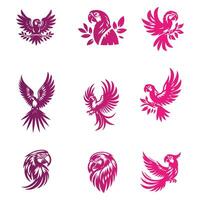 Kiwi Parrot Collection Logo vector