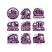 Power Press Systems Compactor collection logo vector