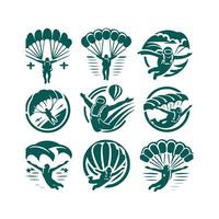 Skyward Bound Skydiving collection logo vector