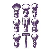 Smooth Sculpt Shaving Brushes collection logo vector
