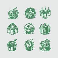 best Paint Bucket collection logo vector
