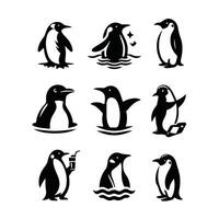 Penguin ParadisePenguin collection logo vector