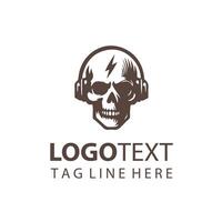 Lightning Bone Skull ds vector