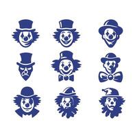 Giggles Spark Clown Collection Logo vector