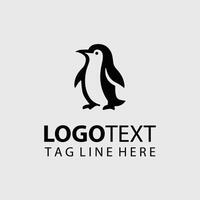 Precision Penguin Logo Design vector