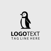Snowy Wonders Penguin Logo Design vector