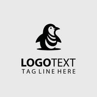 Winter Penguin LogoGlide vector