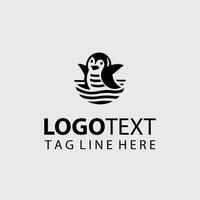 Bloom Penguin Logo vector