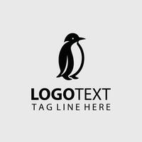 IceSlide Penguin Collection Logo Design vector