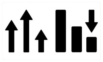 Profit and Loss in black color vector