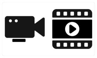and Clip in black color vector