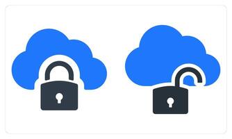 Cloud Password Cloud Password Reset in blue color vector