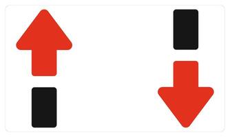 Uploading and Downloading in red color vector