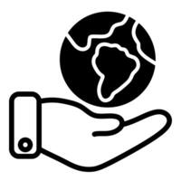 global community icon in black color vector