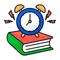 A beautiful design icon of alarm clock vector