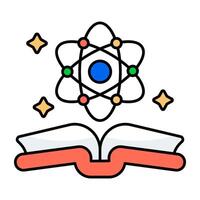 Modern design icon of physics boomy vector
