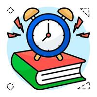 A beautiful design of alarm clock vector