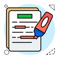 An design of highlight vector