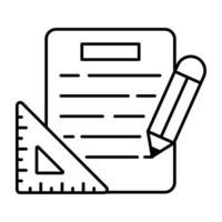 Modern Linear design icon of drafting vector