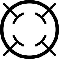 Sniper scope targeting concept emphasizing accuracy, focus, and precision, presented in a simple, minimal, clean, and modern style, capturing the essence of marksmanship and strategy vector