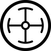 Drone control interface displaying GPS signal and position with a crosshair and circular elements, perfect for indicating location, enhancing targeting, and aiding navigation vector