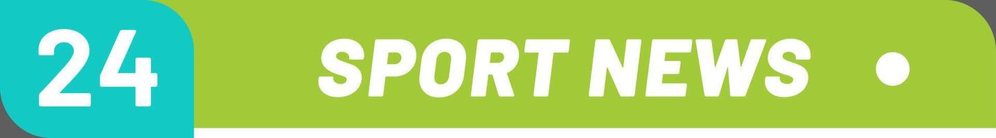 Sport news broadcasting live 247 tv channel with breaking news updated around the clock providing continuous coverage of all sporting events vector