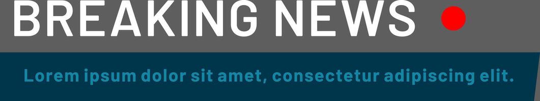 Live ticker displaying breaking news with lorem ipsum placeholder text, keeping the public informed about significant events as they unfold vector