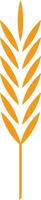 Elegant illustration of wheat capturing the essence of farming, agriculture, and harvest, symbolizing healthy food and baking against a clean white background vector
