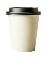 Blank coffee cup ready for custom branding and design png