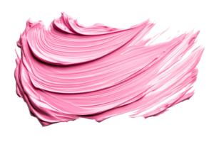 Bright pink paint stroke on a transparent background png