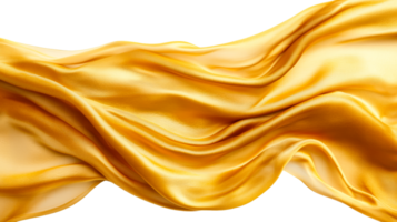 d'or soie en tissu écoulement avec lisse texture et élégance png