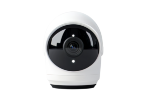 High definition indoor security camera with sleek design and rotation png