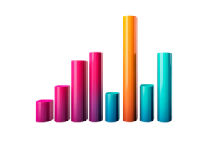 Bar graph, statistics, columns, report, growth, chart data, cut out transparent png