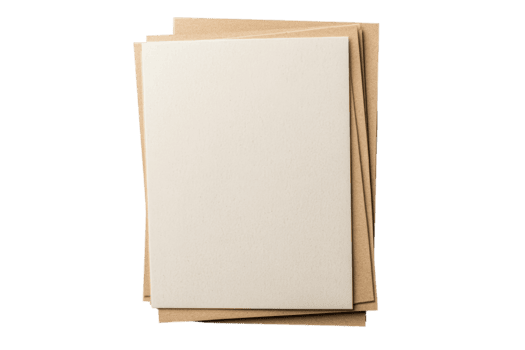 pila di rettangolare carta lenzuola con trame, tagliare su trasparente png