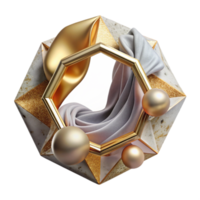 magnificent vintage Abstract Geometric Frame Transparent for Invitations high quality png