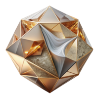 serene contemporary Abstract Polygon Design Transparent for Presentation Slides high quality png