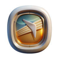dramatic rustic Airplane Window Shade Open and Closed Cutout for Travel Comfort png