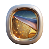 stunning rustic Airplane Window View Transparent for Travel Inspiration authentic png