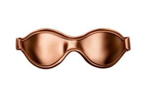 Stylish brown eye mask for relaxation and sleep png