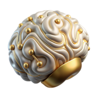 stunning traditional Artificial Intelligence Brain Circuit Isolated for Future Tech high resolution png