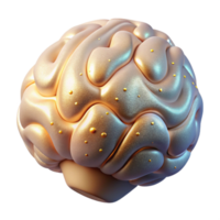 beautiful rustic Artificial Intelligence Brain Isolated for Future Tech png