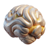 elegant abstract Artificial Intelligence Brain Isolated for Future Tech detailed png