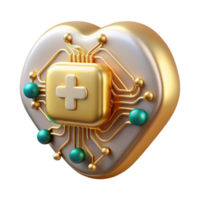 magnificent creative Artificial Intelligence in Healthcare Isolated for Ai Medical Applications detailed png