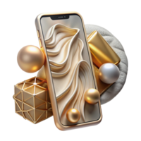 dramatic classic Augmented Reality Mobile App Interface Transparent for Ar high quality png