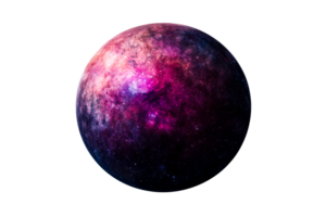 Nebula Planet Globe Colorful Galaxy Universe, cut out transparent png