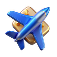 impressive rustic Blue Airplane Icon Transparent for Mobile App Design png