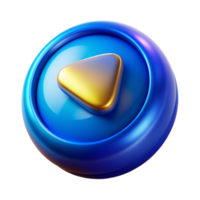 stunning vintage Blue Gradient Call to Action Button Isolated for Mobile Apps high quality png
