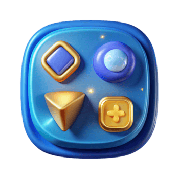 magnifique minimaliste bleu ui bouton ensemble isolé pour mobile app conception haute résolution png